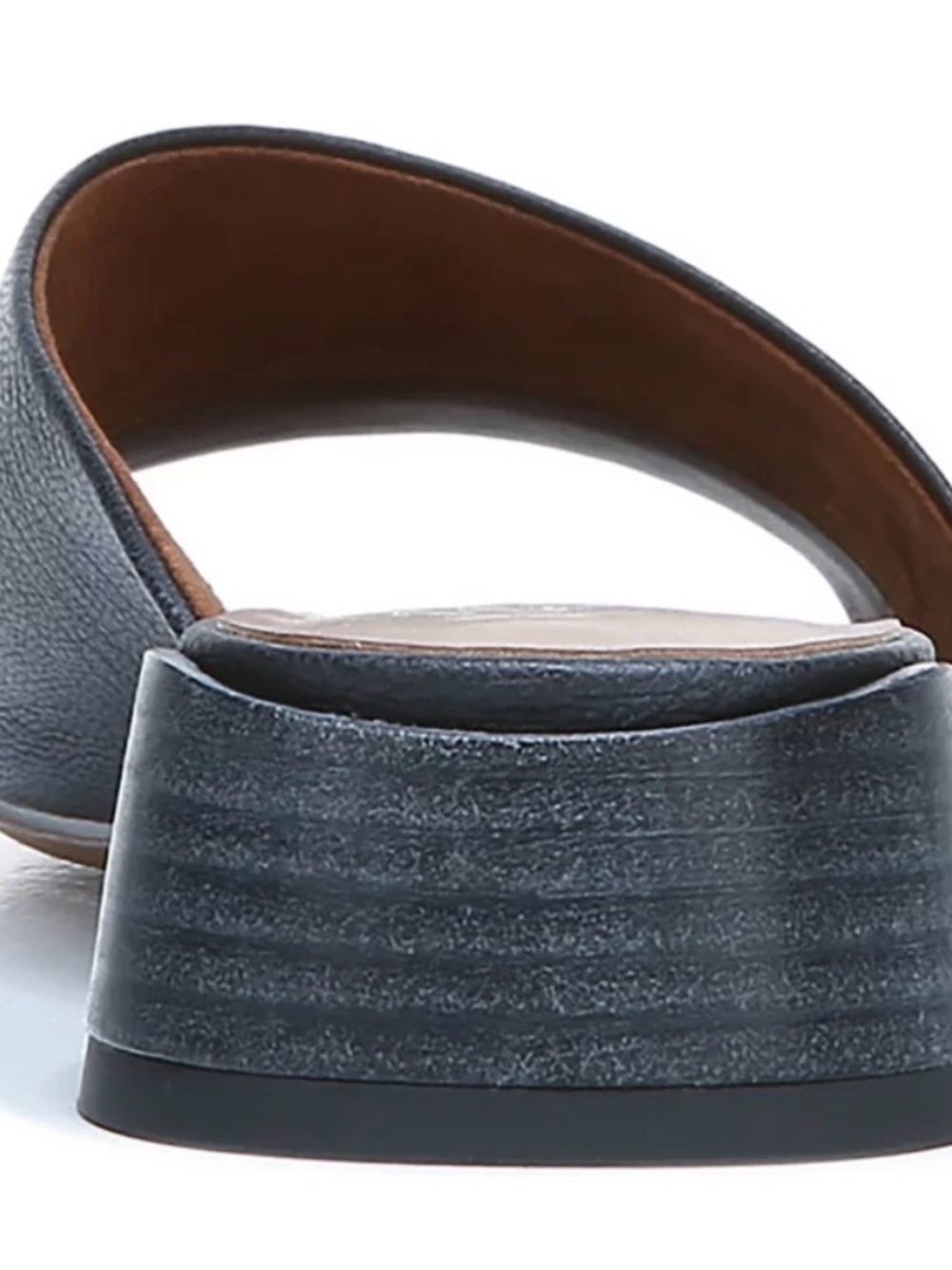 Franco Sarto Leslie Black Slide Sandals - Women's Open-Toe Mule - Picture 10 of 10